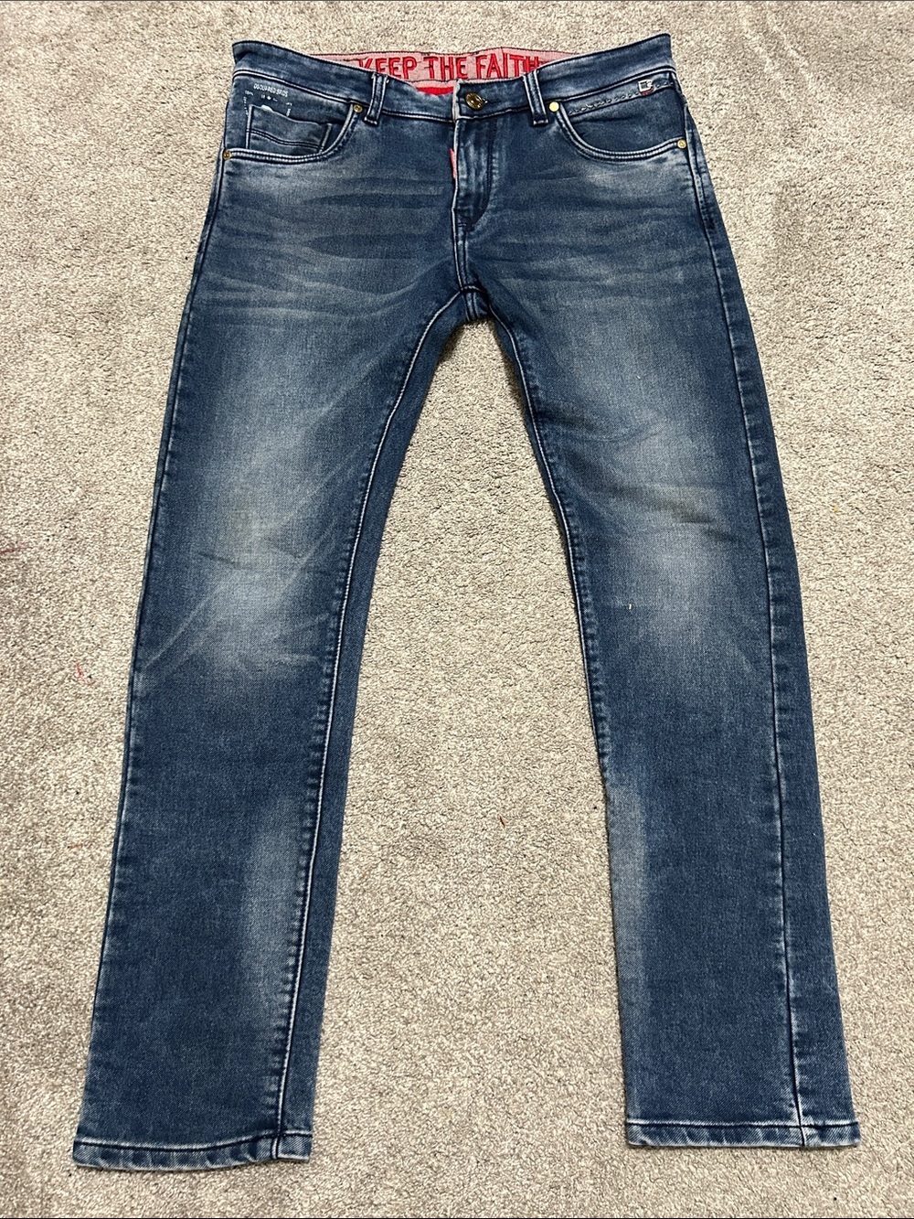 Vintage DSQUARED2 Cowboy Slim Blue Jeans